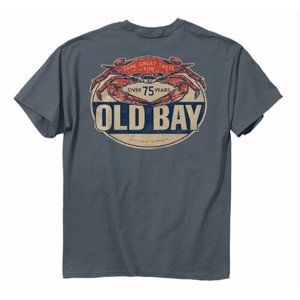 Old Bay Anniversary Short Sleeve T-Shirt - NEW Fast Ship